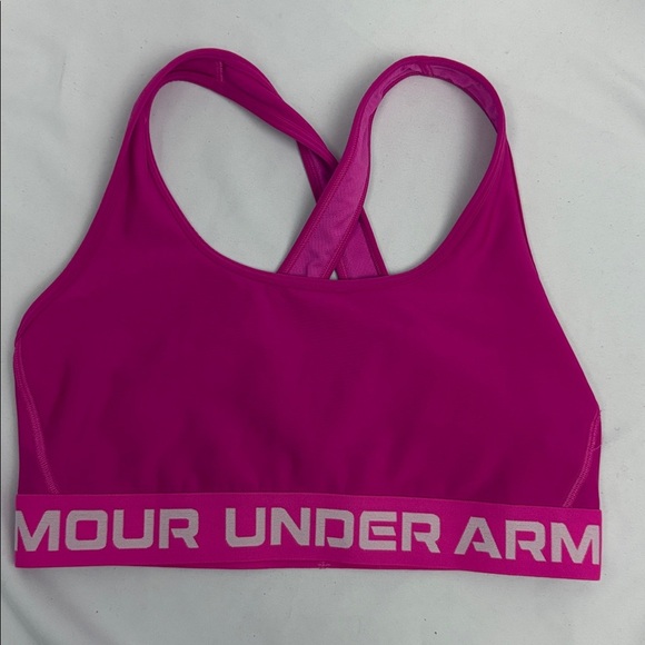 Under Armour Other - Under Armour Pink Soft Sports Bra Size Large Women’s